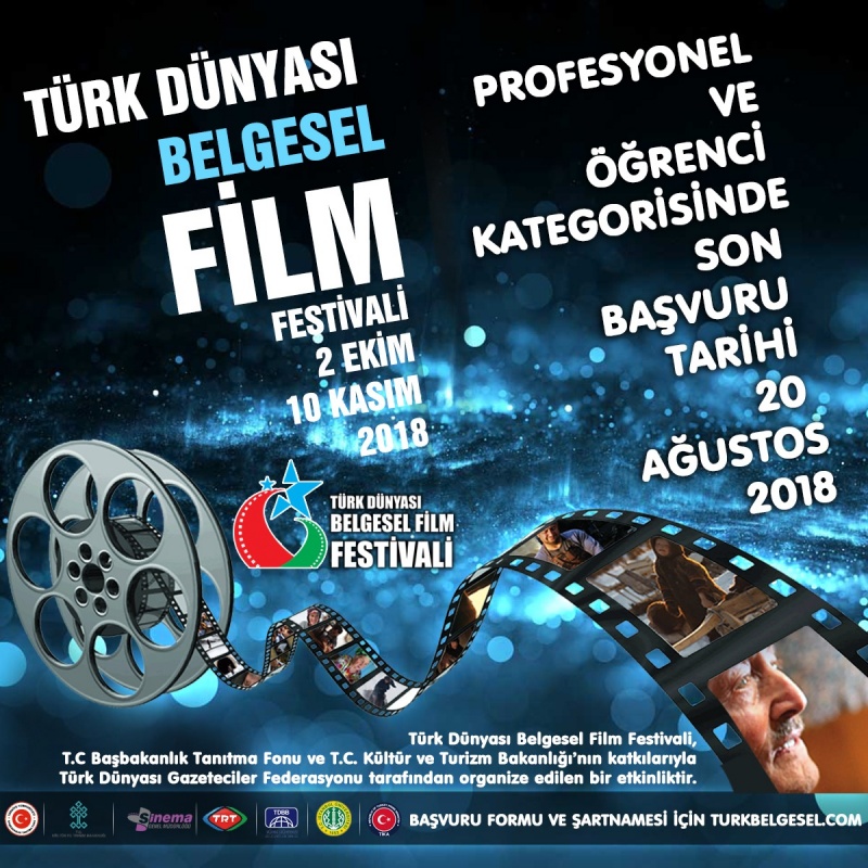 Türk Dünyası Belgesel Film Yarışmasına Son Başvuru: 20 Ağustos 2018